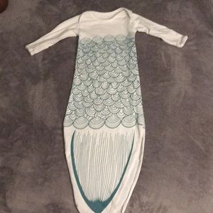 Baby girls mermaid sleeper